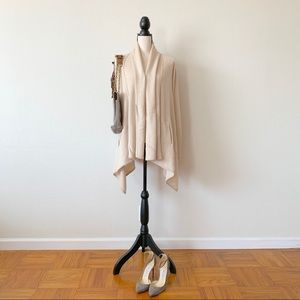 VINCE Cashmere Asymmetrical Cardigan with Pockets